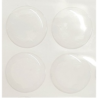 25mm Round Epoxy Resin Sticker Dots  2mm Deep Clear Epoxy Resin Adhesive Circles