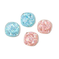 10 x Cosy Cushions -  9.5mm - Pretty Resin Cabochons - 2 Colours