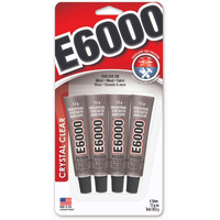 4 x E6000 7.2g / 5.32ml / 0.18fl.oz. Glue Adhesive