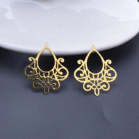 2 x 30mm Grandoise Filigree Earring Pendants