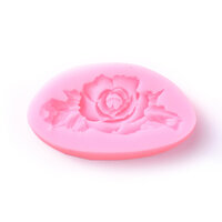 Large Rose Florals Design Silicone Mold for Polymer Clay or Resin, Wax or Soap